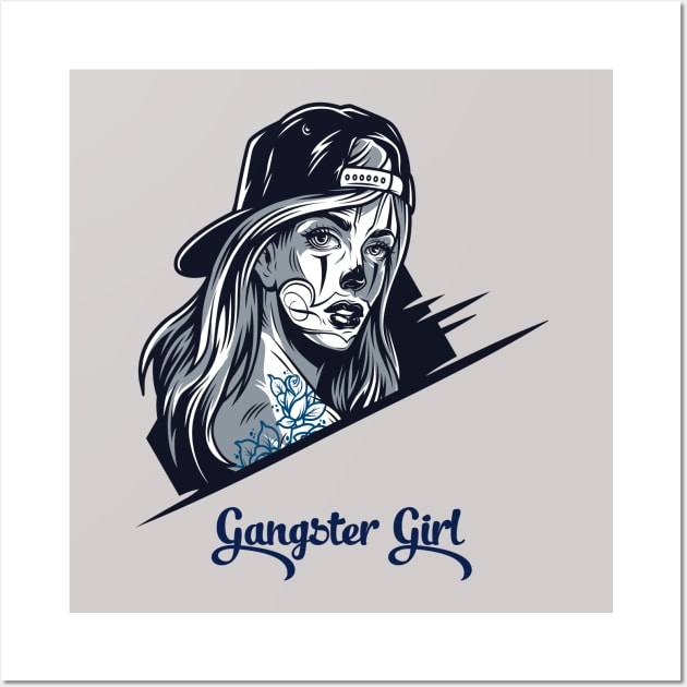 Gangster girl Wall Art by This is store